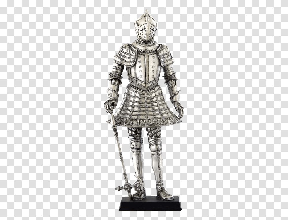 European Collectibles Large Fine Medieval Knight Suit Tonlet Armor, Person, Human Transparent Png