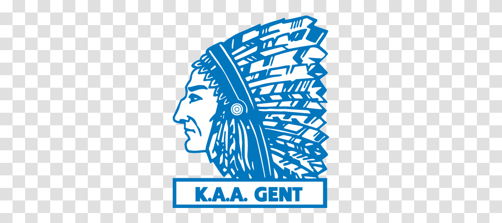 European Football Club Logos Kaa Gent Old Logo, Graphics, Art, Head, Poster Transparent Png