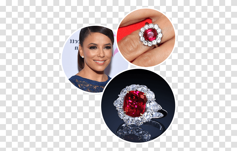 Eva Longoria Leon Mege Engagement Ring Diamond Ring Earrings, Accessories, Accessory, Jewelry, Person Transparent Png
