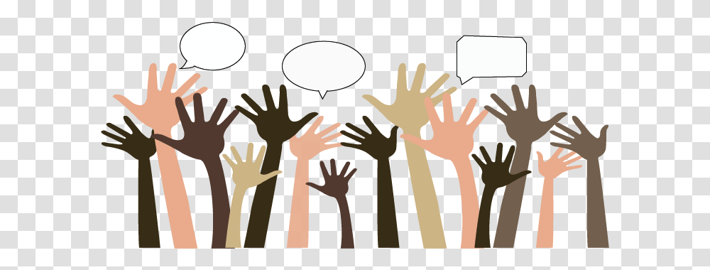 Evaluating Campus Diversity - The Hawk Newspaper Hands Raising Diversity, Face, Crowd, Washing, Finger Transparent Png