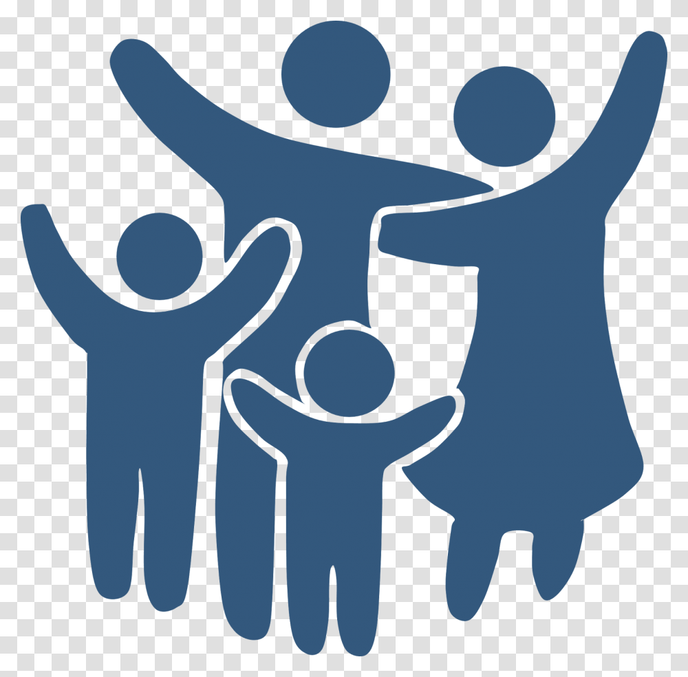Eve Merrill Psy Family Therapy Clipart, Hand, Face, Crowd Transparent Png