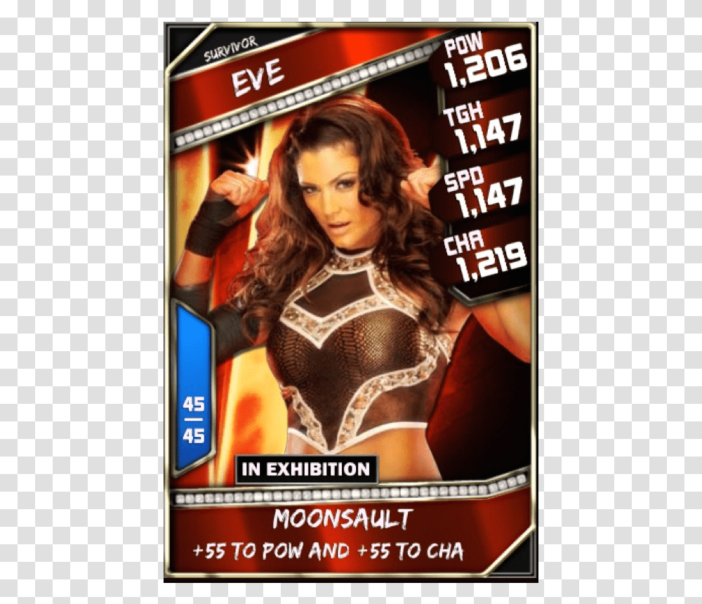 Eve Torres Eve Torres Wwe Supercard, Person, Human, Advertisement, Poster Transparent Png