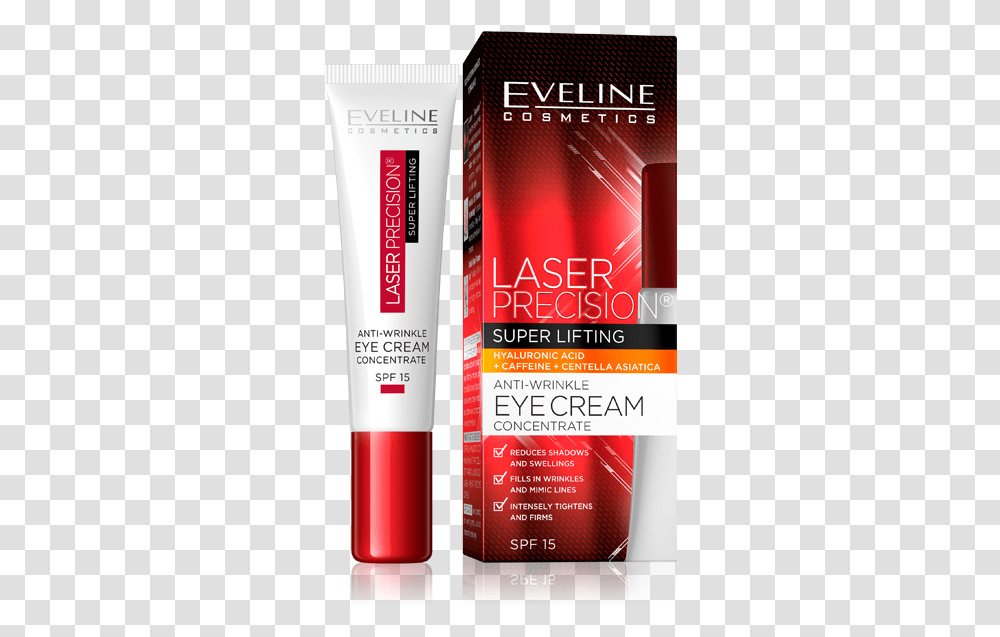Eveline Anti Wrinkle Eye Cream, Bottle, Cosmetics, Label Transparent Png