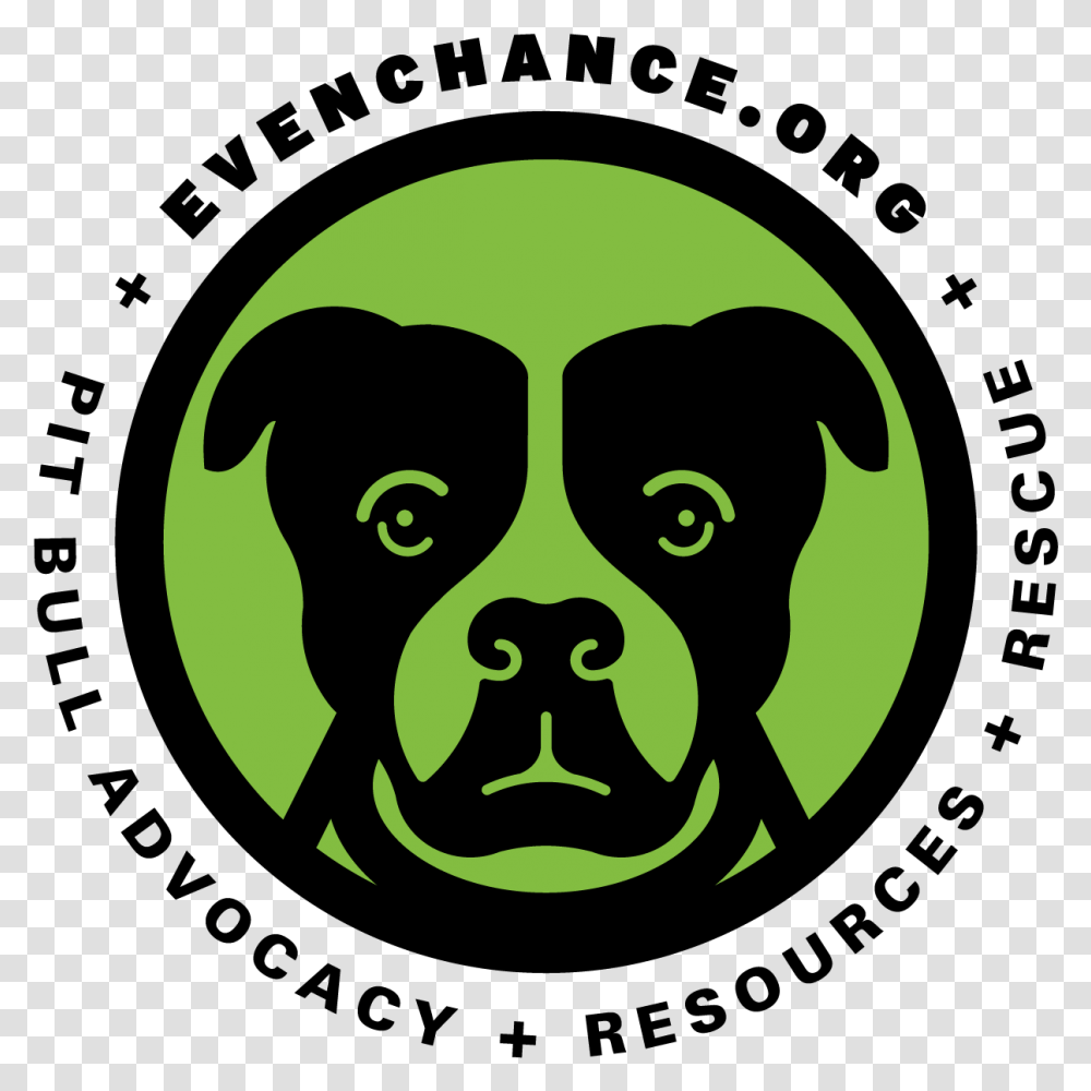 Even Chance Pitbull Rescue Language, Logo, Symbol, Trademark, Dog Transparent Png