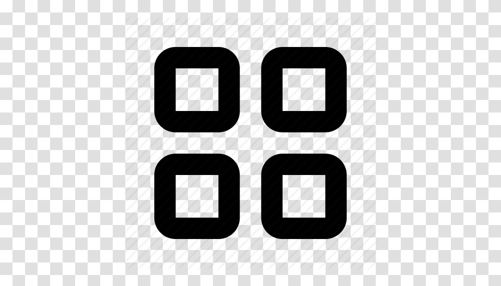 Even Grid Squares Icon, Machine, Number Transparent Png