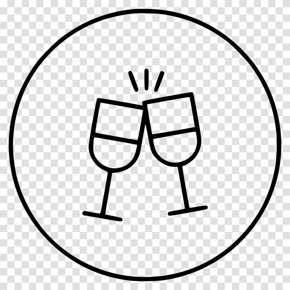 Event Party Wine Champagne Alcohol Cheers Icon Free, Glass, Beverage, Drink, Wine Glass Transparent Png