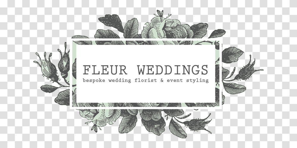 Events Services Fleur Weddings Black And White Flowers For Wedding, Floral Design, Pattern, Graphics, Art Transparent Png
