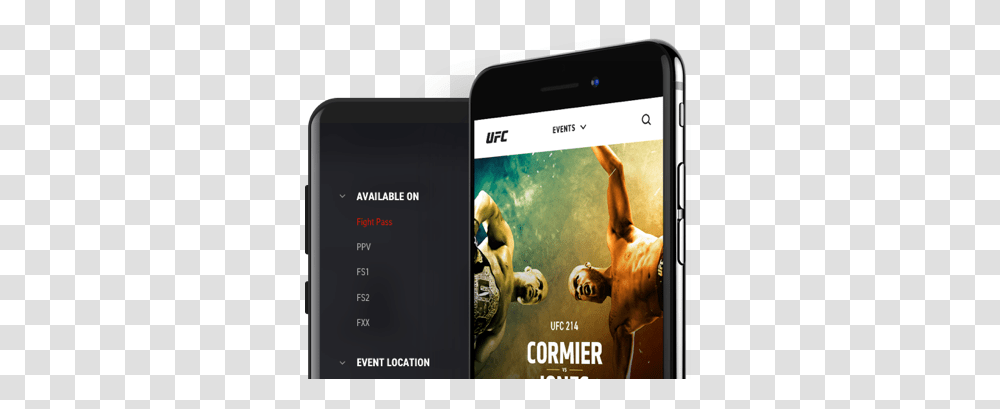 Events Ufc Iphone, Mobile Phone, Electronics, Cell Phone, Person Transparent Png