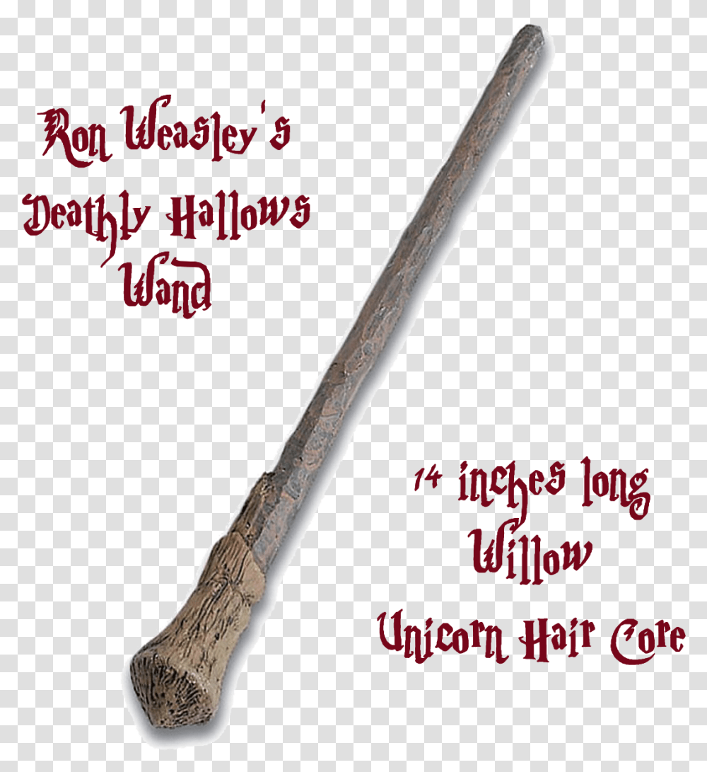 Ever The Accidental Comedian Harry Potter's Ron Weasley Carmine, Wand, Baseball Bat, Team Sport, Sports Transparent Png