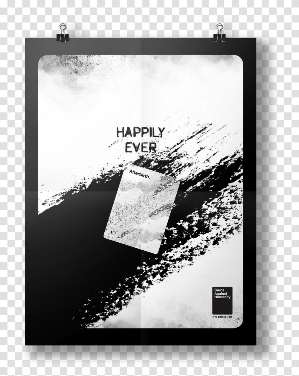 Everafterbirth Monochrome, Poster, Advertisement, Flyer Transparent Png