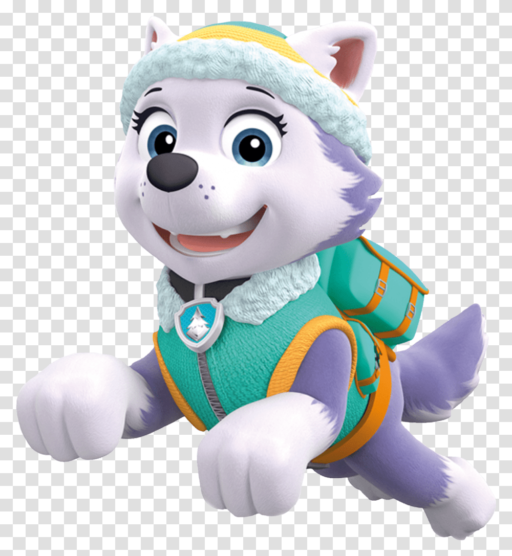 Everest And Skye Paw Patrol, Toy, Figurine, Doll, Plush Transparent Png