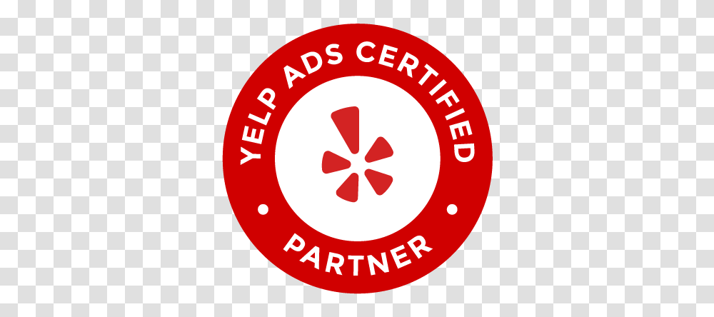 Everest Legal Marketing Yelp Certified Ads Partnership, Label, Logo Transparent Png