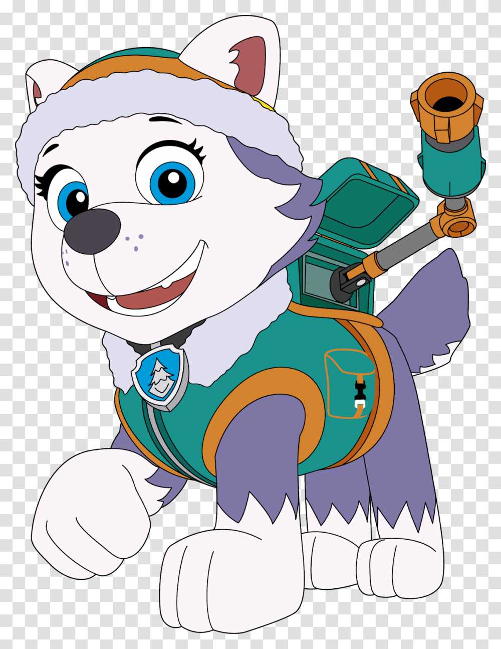 Everest Paw Patrol Everest Paw Patrol Vector, Leisure Activities, Face, Costume Transparent Png