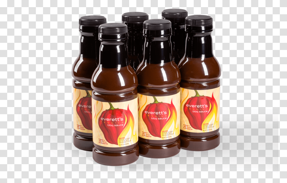 Everetts Tequila Bbq Sauce 6 Pack Transparent Png