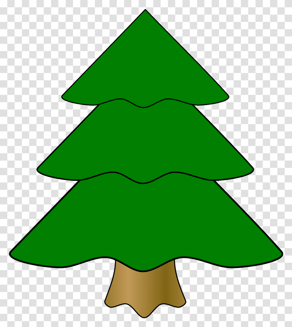 Evergreen Fir Tree Green Free Picture Clip Art Pohon Natal Clip Art Christmas Tree Plain, Plant, Symbol, Abies, Lamp Transparent Png