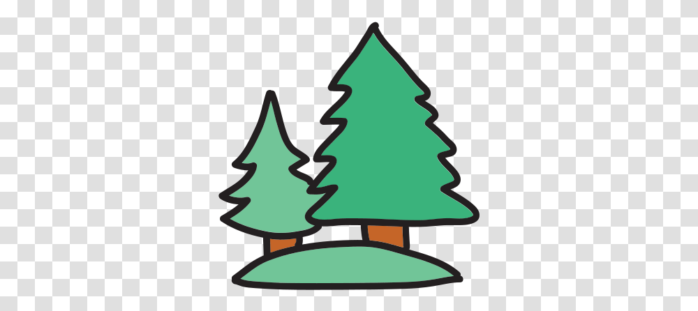 Evergreen Icon Free Download And Vector Christmas Tree, Plant, Ornament, Fir, Abies Transparent Png