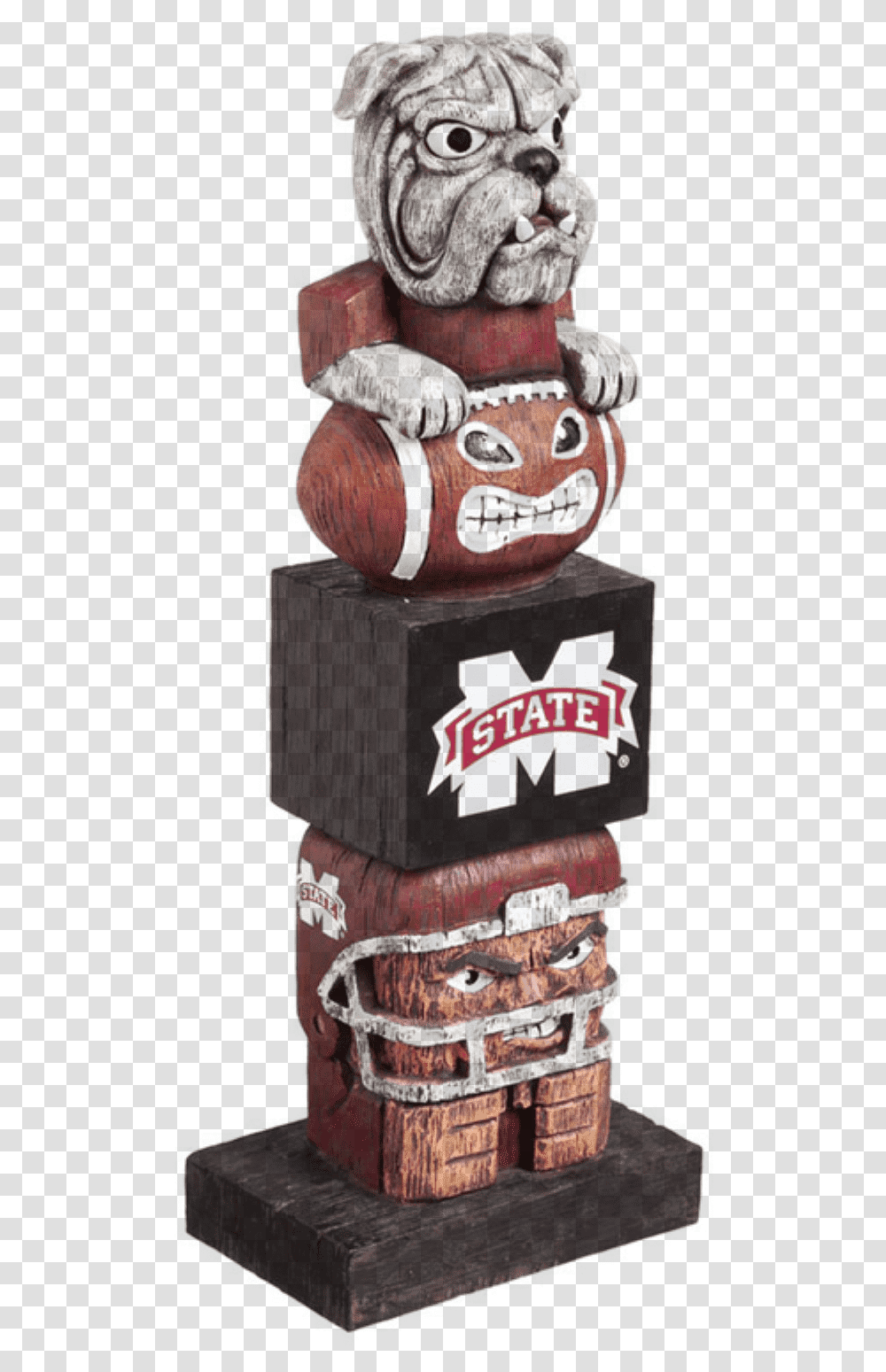 Evergreen Ncaa Mississippi State Bulldogs Tiki Totem Mississippi State Legos, Toy, Architecture, Building, Pillar Transparent Png