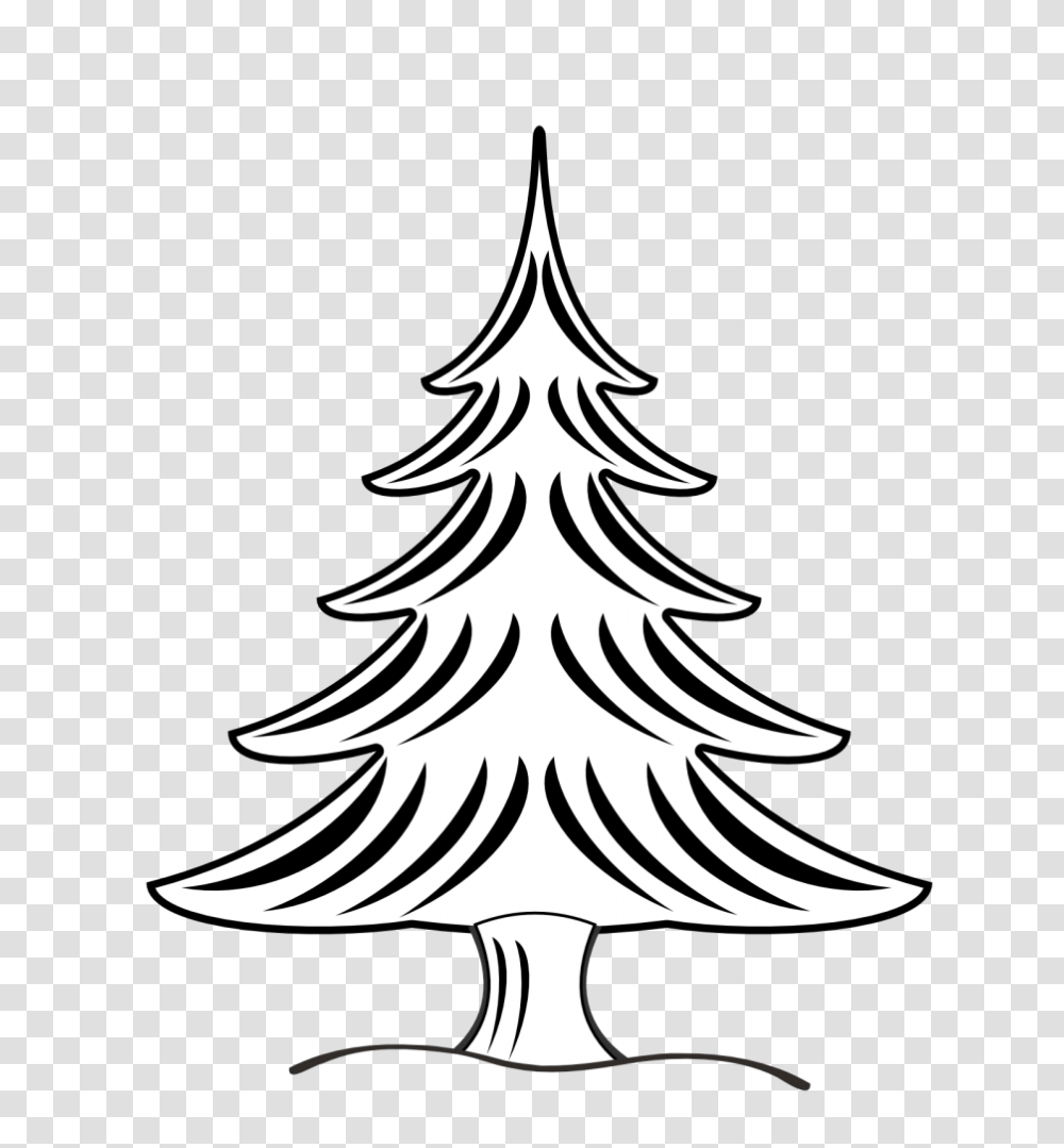 Evergreen Tree Clipart Black And White, Bonfire, Flame, Lighting Transparent Png