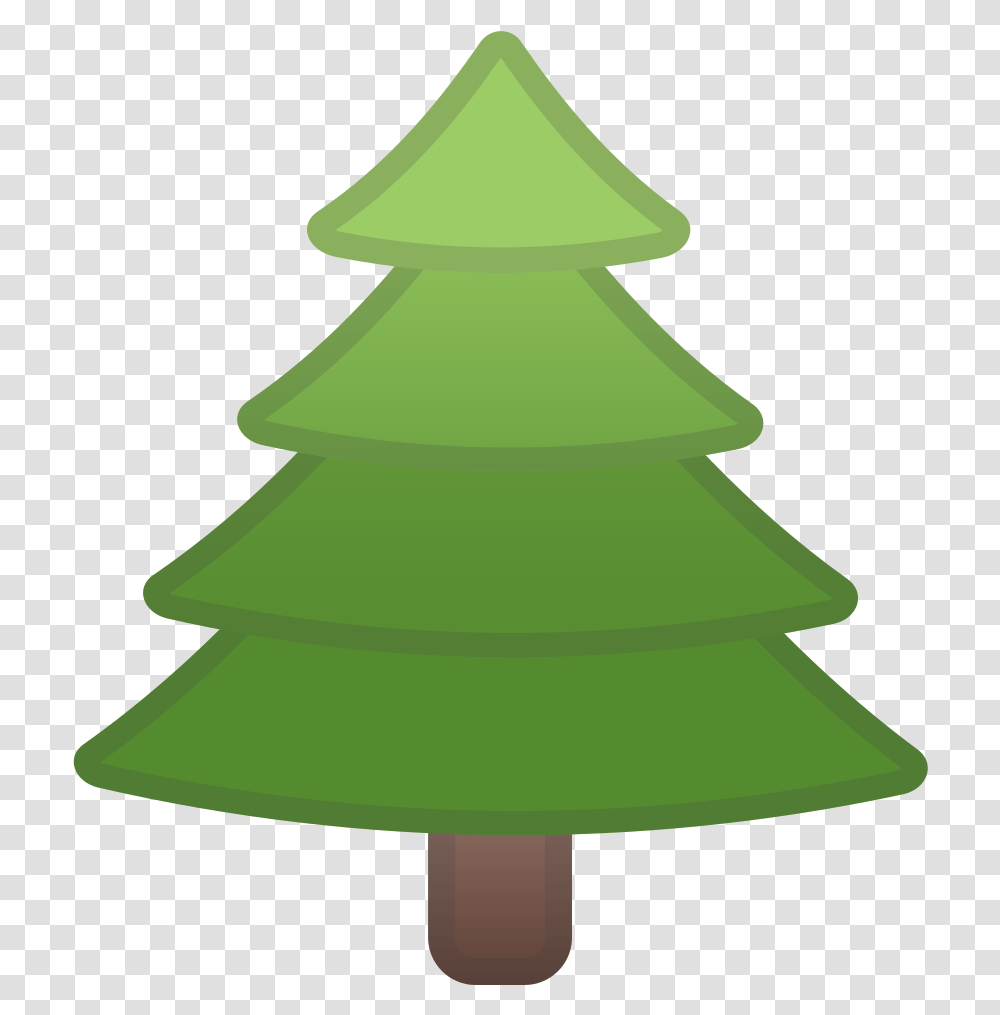 Evergreen Tree Icon Noto Emoji Animals Nature Iconset Google Simple Pine Tree Clipart, Plant, Wedding Cake, Dessert, Food Transparent Png