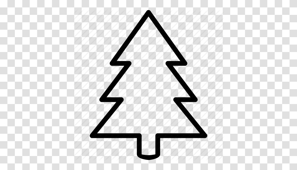 Evergreen Tree Outline Gallery Images, Triangle, Plot Transparent Png