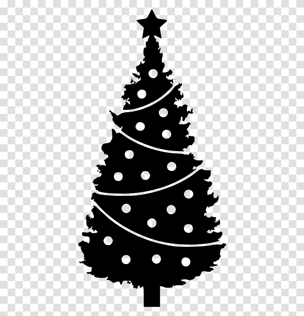 Evergreen Vector Graphics Clip Art Computer Icons Fir Evergreen Black And White, Tree, Plant, Ornament, Christmas Tree Transparent Png