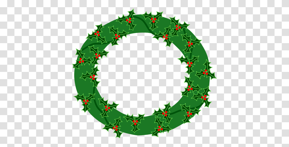 Evergreen Wreath Vector Image Transparent Png