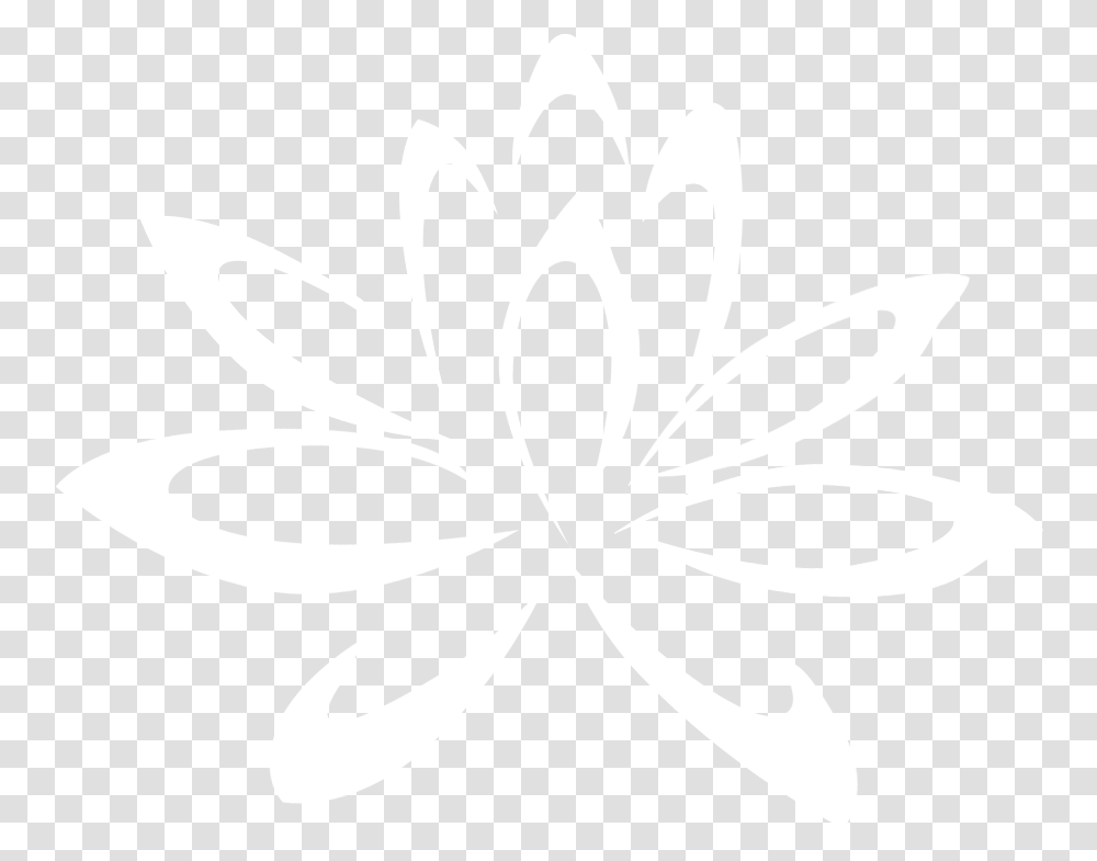 Everlasting Flower Logo White Illustration, Stencil, Graphics, Art, Floral Design Transparent Png