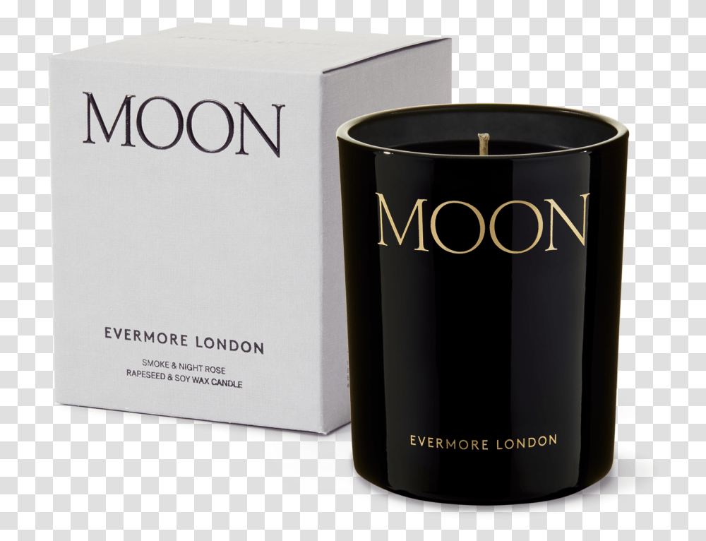 Evermore Moon Candle Candle, Bottle, Paper, Business Card Transparent Png