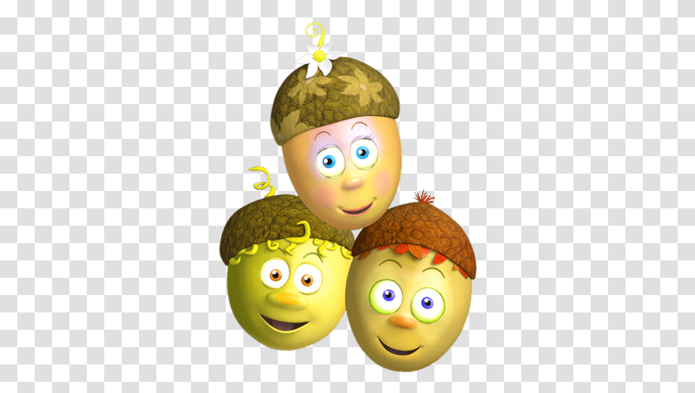Everthing S Rosie Characters Acorns Everythings Rosie Acorns, Plant, Produce, Food, Nut Transparent Png