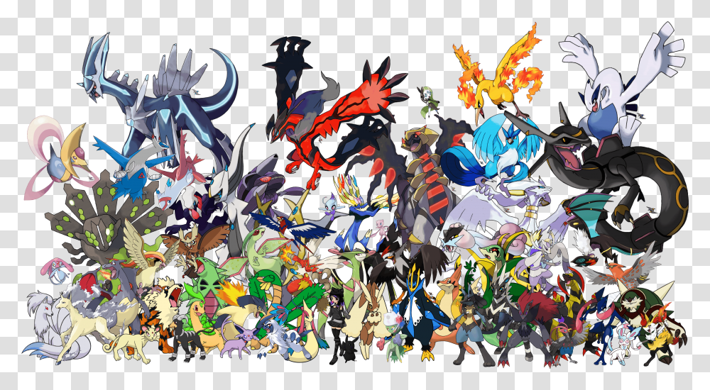 Every Legendary Pokemon Wallpapers All Legendary Mega Pokemon, Graphics, Art, Pattern, Fractal Transparent Png