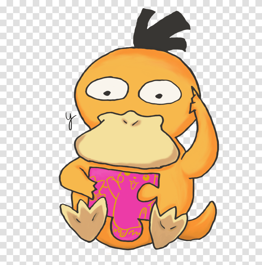 Everybody Love Psyduck Xd Cartoon, Food, Poster, Advertisement, Paper Transparent Png