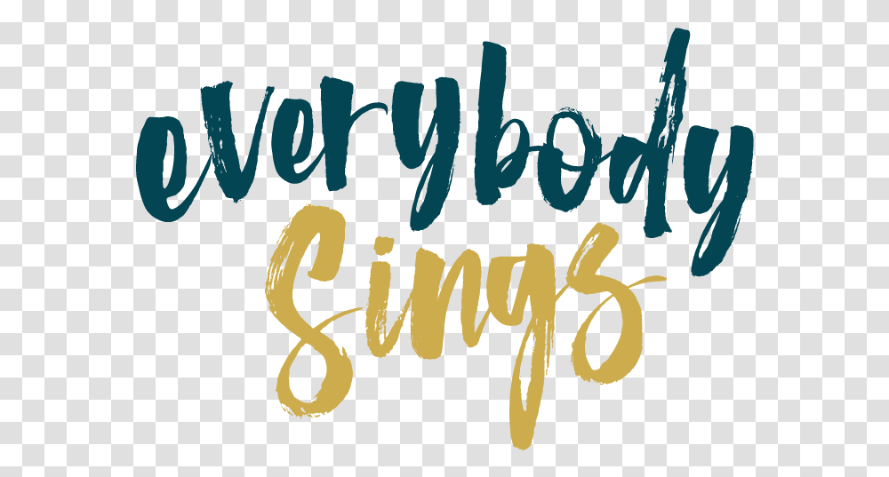 Everybody Sings Logo Master Choir, Alphabet, Word, Handwriting Transparent Png