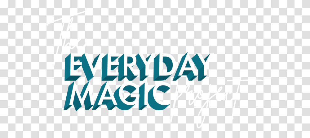 Everydaymagicproject Wordmark 01 Calligraphy, Alphabet, Logo Transparent Png