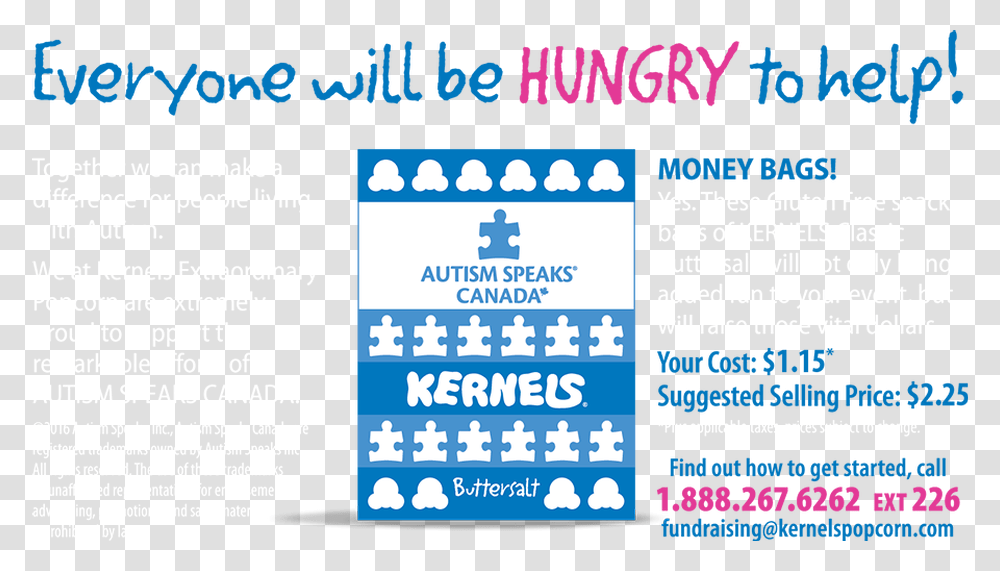 Everyone Will Be Hungry To Help Autism Speaks, Advertisement, Poster, Flyer, Paper Transparent Png
