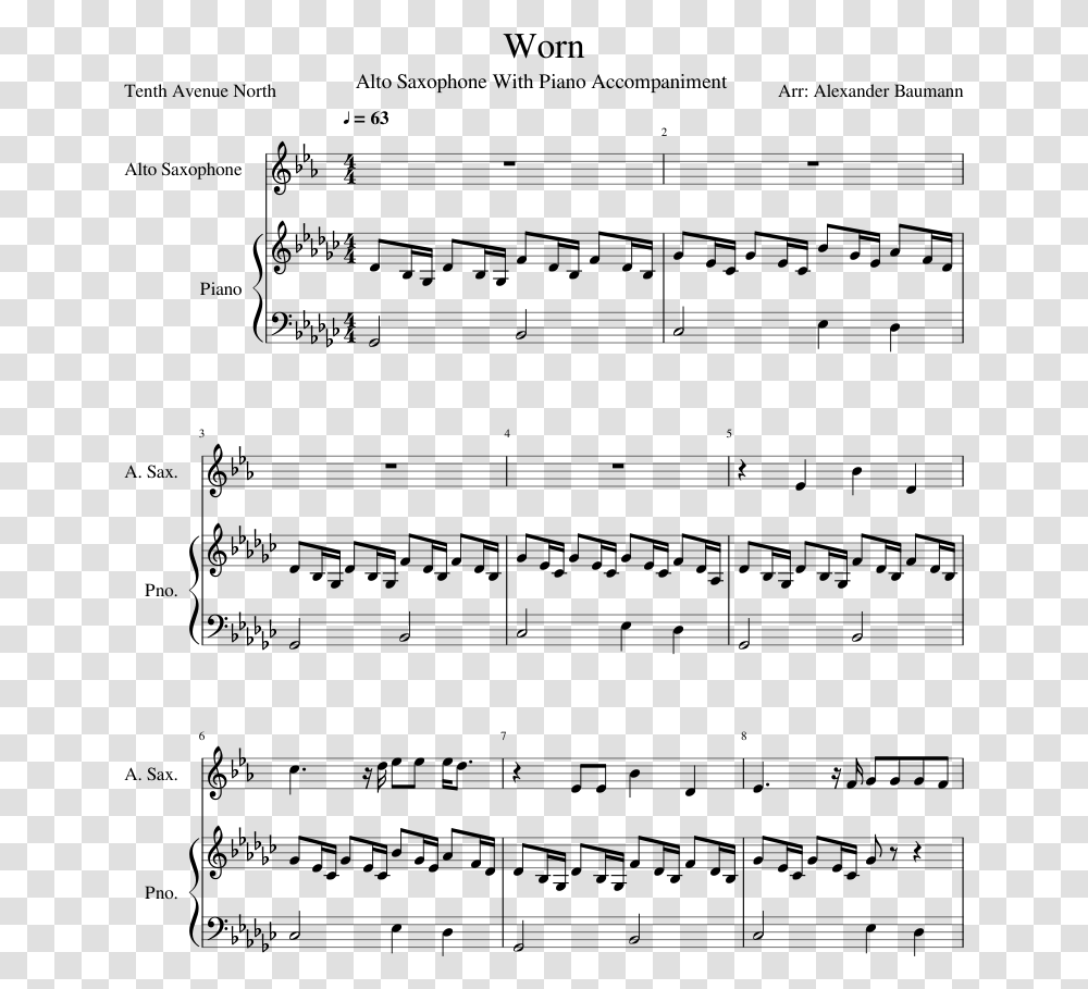 Everything In Its Right Place Piano Sheet Music, Gray, World Of Warcraft Transparent Png