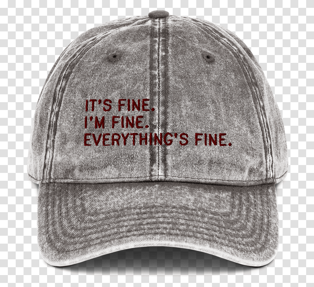 Everythings Fine Baseball Cap The Jojo Hat, Clothing, Apparel,  Transparent Png