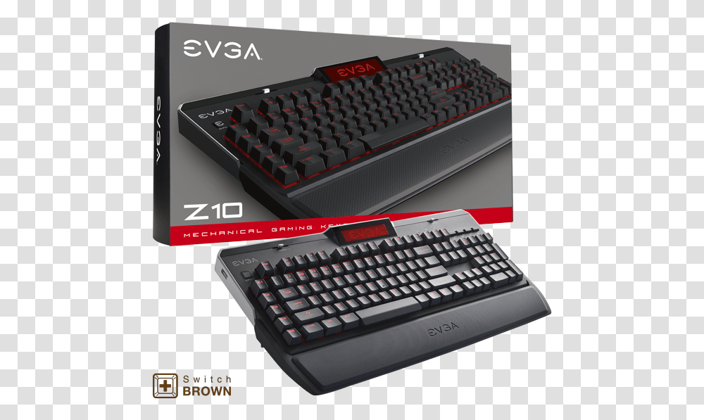 Evga Z10 Gaming Keyboard, Computer Keyboard, Computer Hardware, Electronics Transparent Png