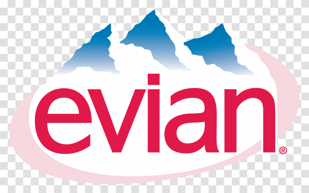 Evian Logo China Evian Water Logo, Ice, Outdoors, Nature, Mountain Transparent Png