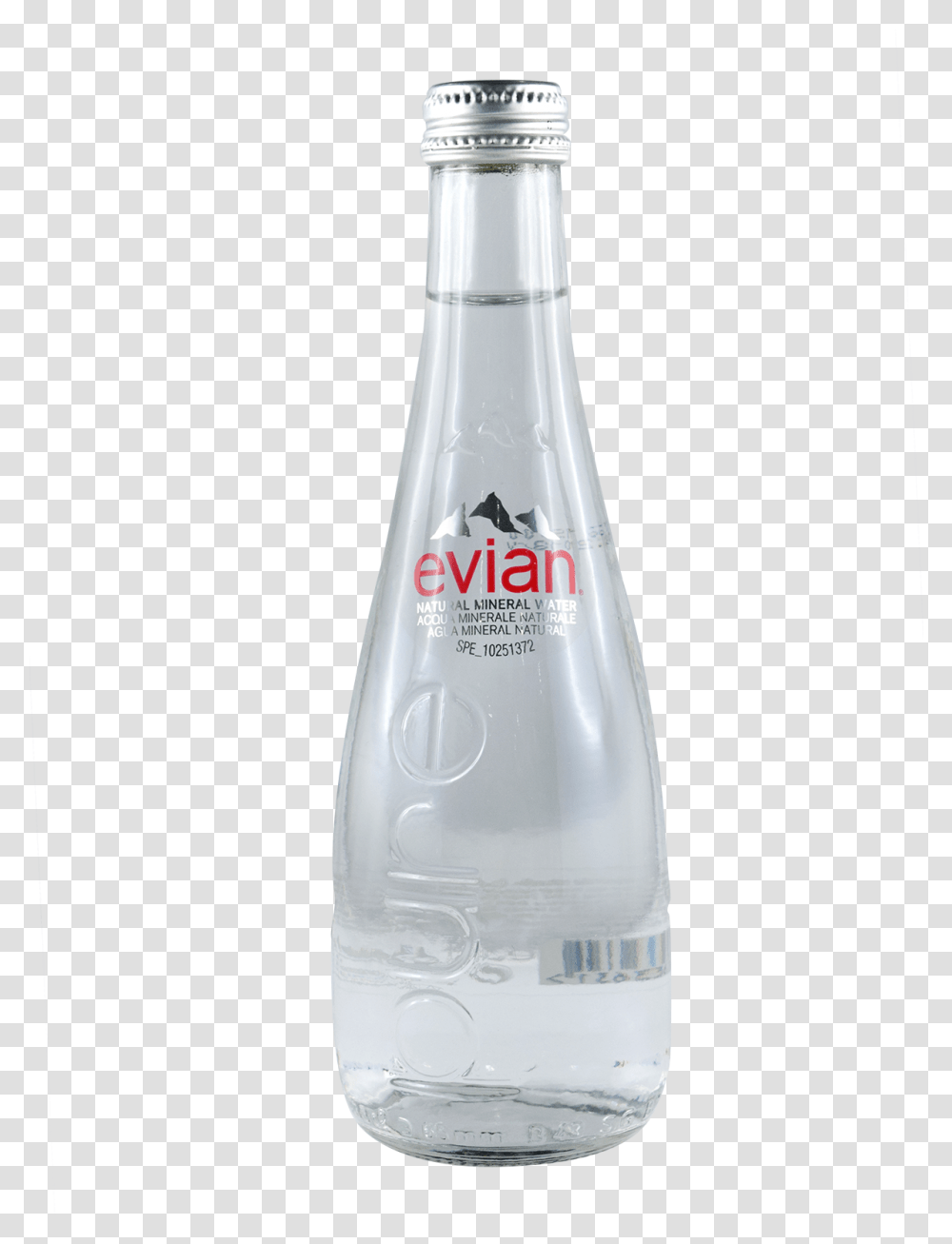 Evian Mineral Water Glass Download, Pop Bottle, Beverage, Drink, Shaker Transparent Png