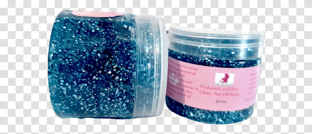 Evie Skincare Hyaluronic Acid Blue Glitter Peel Off Mask 50ml Glitter, Light, Rug Transparent Png