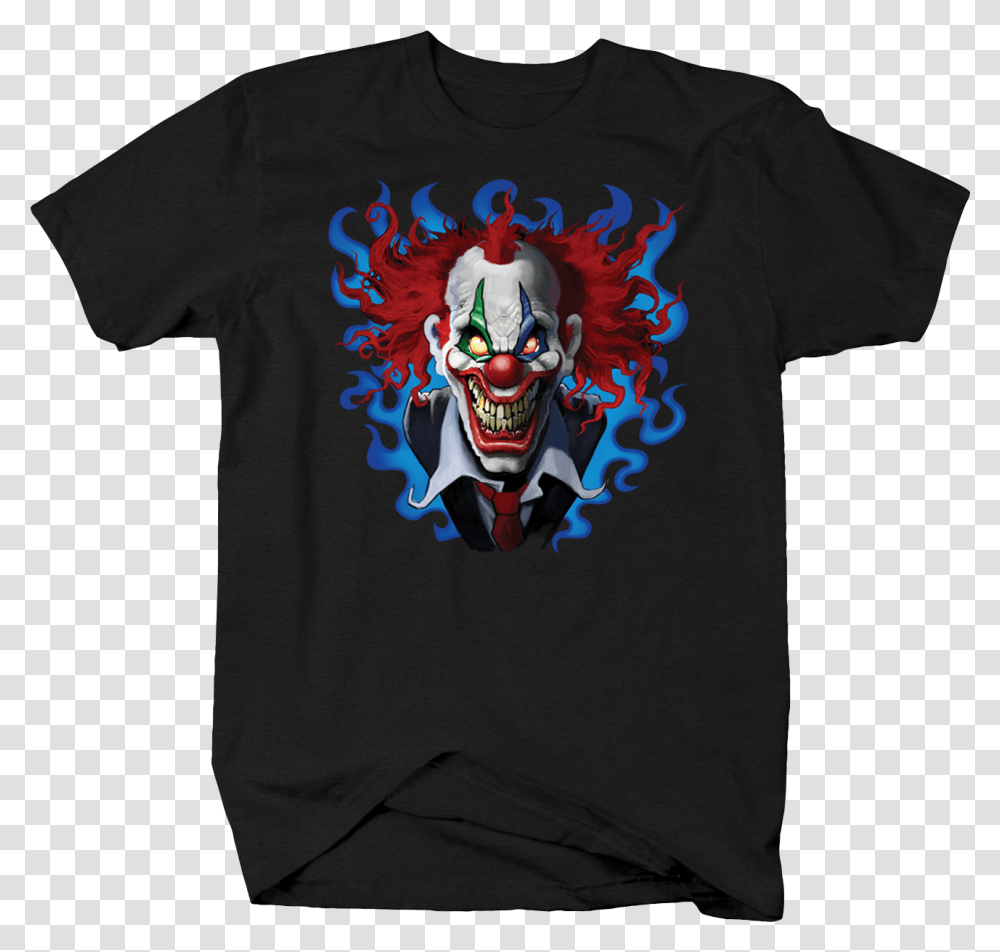 Evil Clown Looking, Apparel, T-Shirt, Sleeve Transparent Png