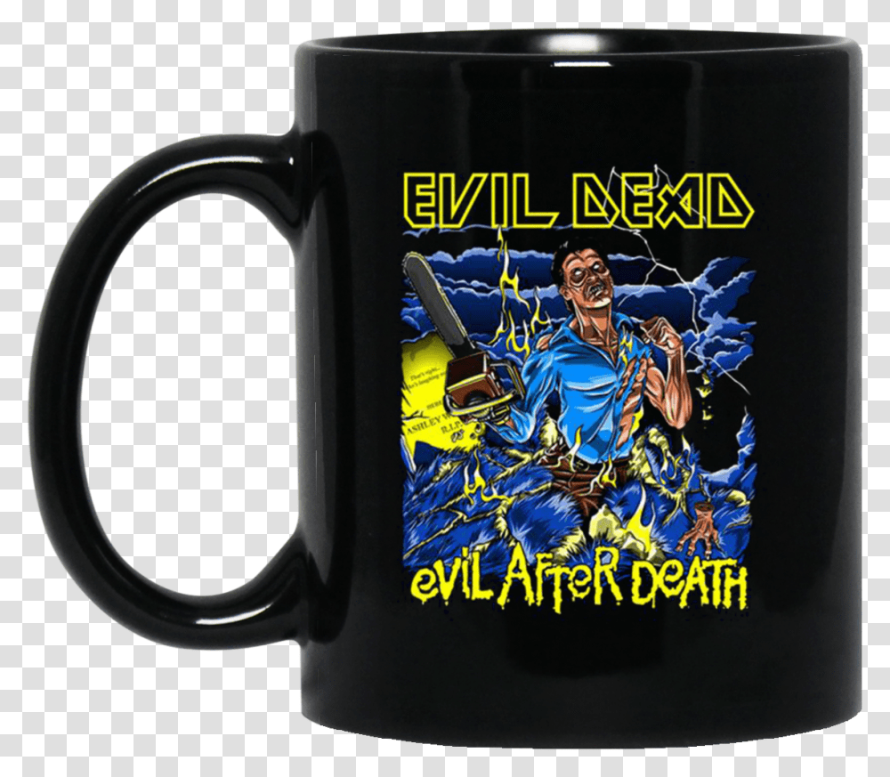 Evil Dead Evil After Death Mug Party Planning Committee Mug, Coffee Cup, Person, Human Transparent Png