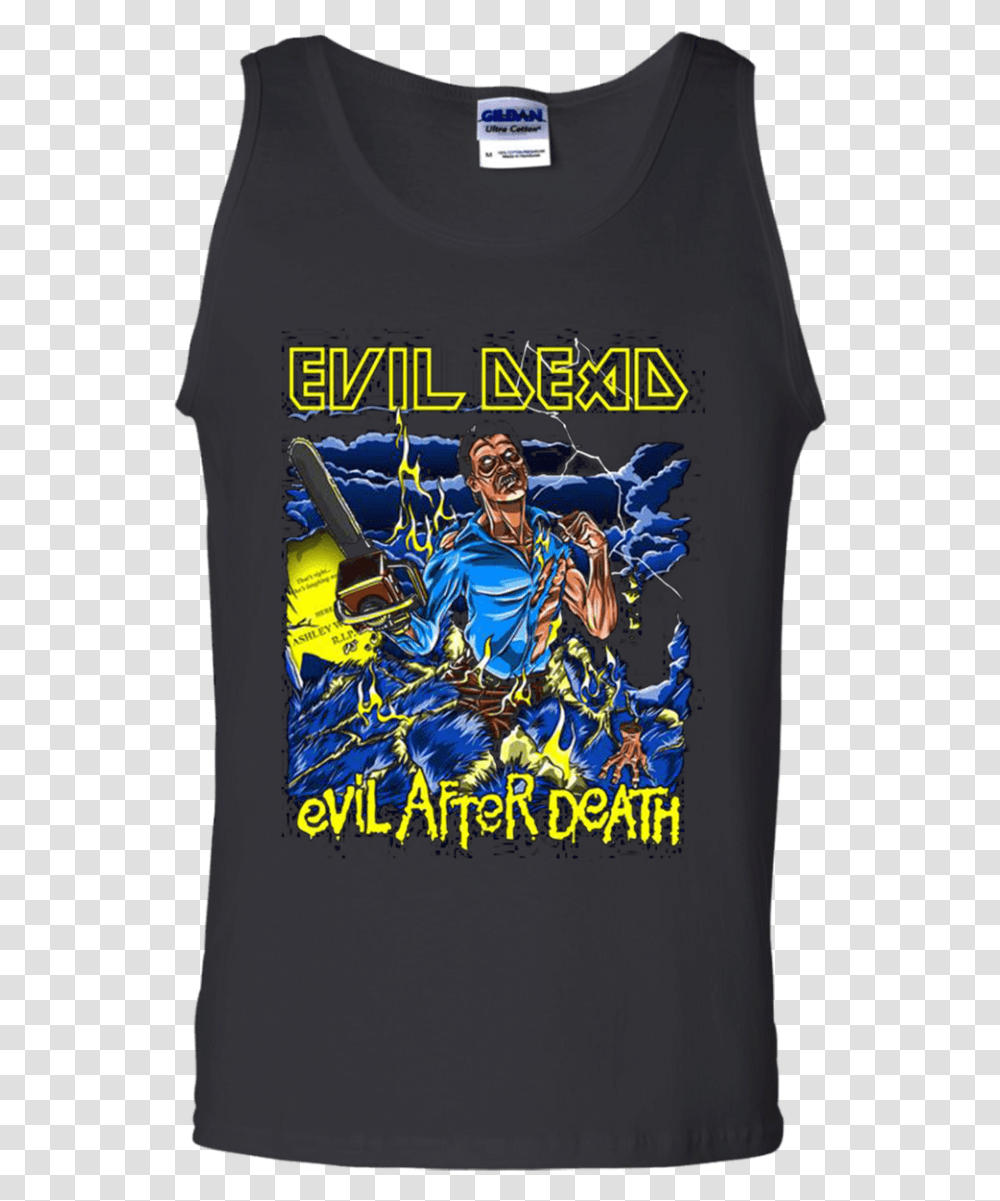 Evil Dead Evil After Death Tank Top Phi Beta Sigma Shirt Designs, Sleeve, Person, T-Shirt Transparent Png