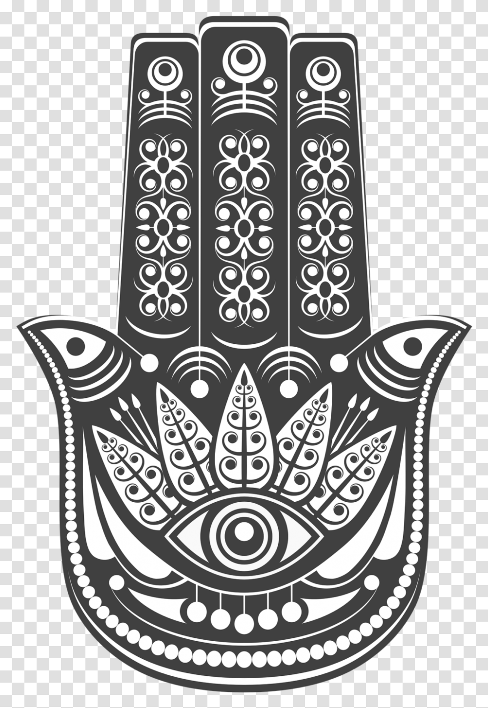 Evil Eye Protection Spiritual Symbol Ornament Hand Evil Eye, Architecture, Building, Stencil, Rug Transparent Png