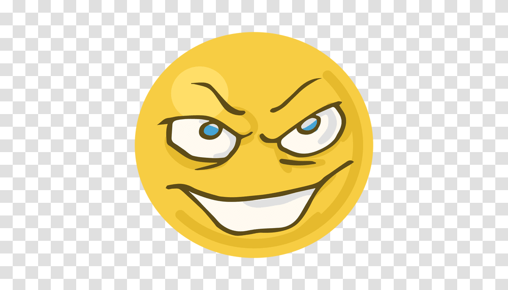 Evil Face Emoji, Label, Plant Transparent Png