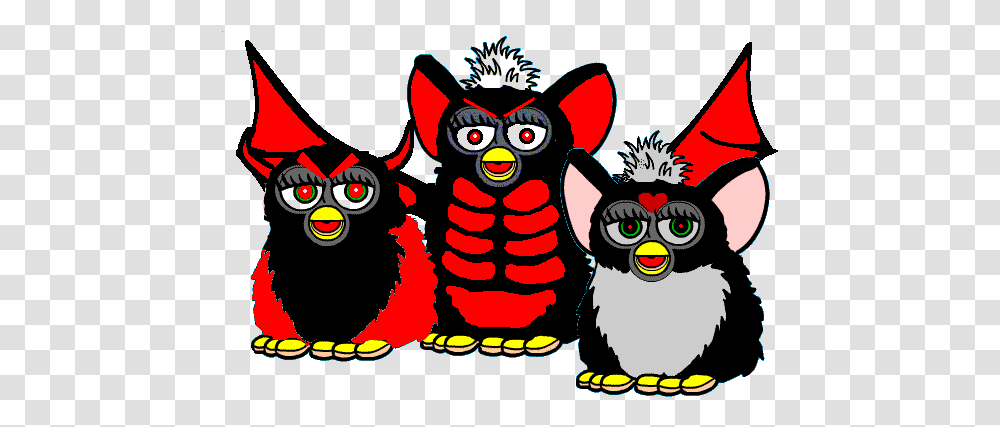 Evil Furbies Furby, Graphics, Art, Bird, Animal Transparent Png