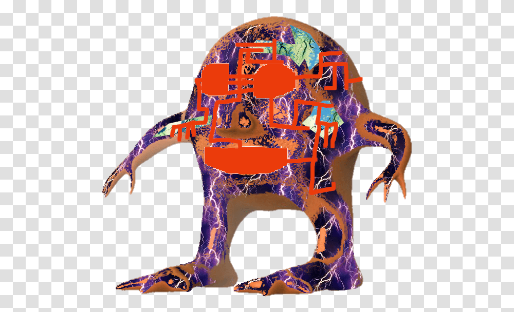 Evil God Orang Illustration, Art, Elephant, Animal, Doodle Transparent Png