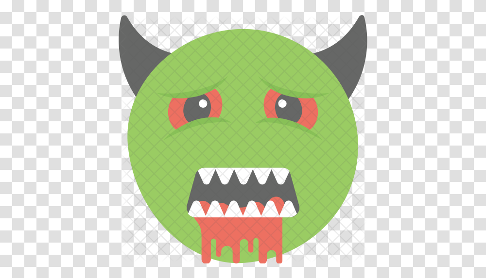 Evil Grin Icon Fictional Character, Label, Text, Rug, Sticker Transparent Png