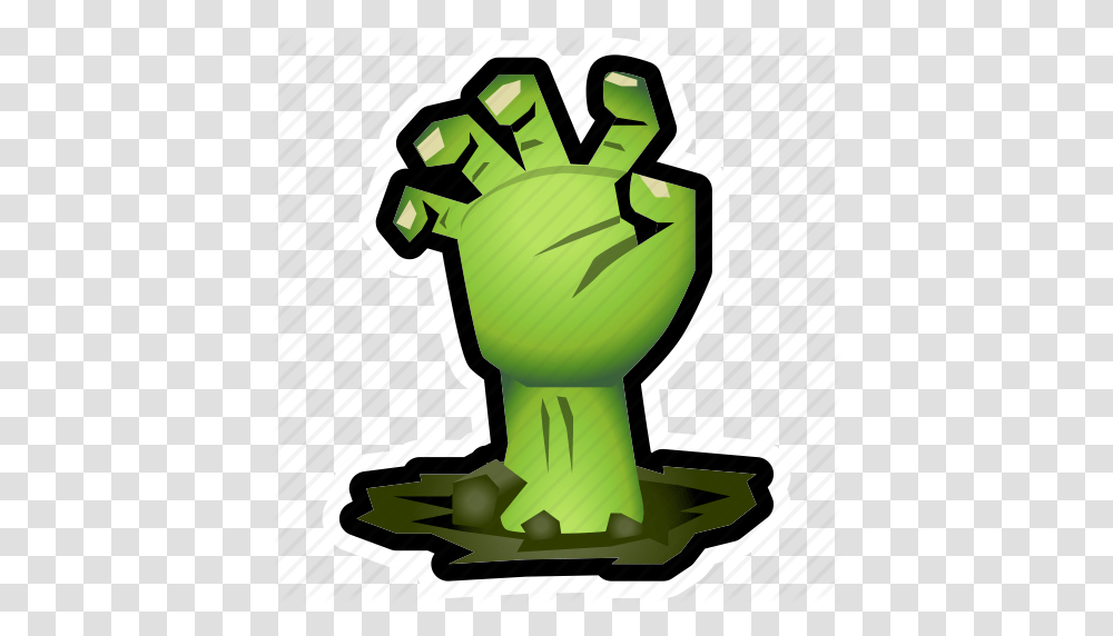 Evil Halloween Hand Monster Undead Zombie Icon, Plant, Ice, Outdoors, Nature Transparent Png