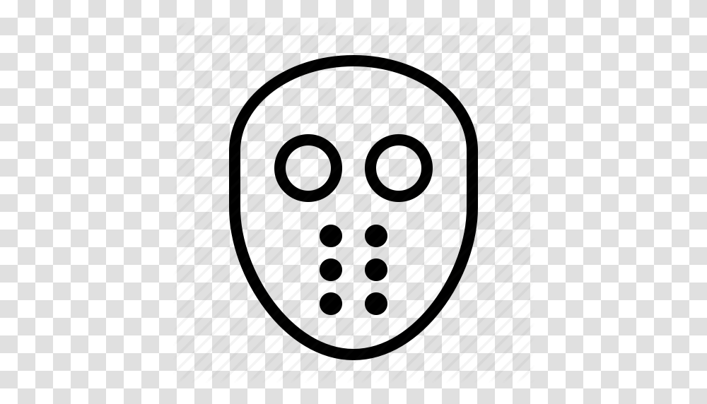 Evil Halloween Hockey Horror Ios Mask Scary Icon, Gray, Number Transparent Png